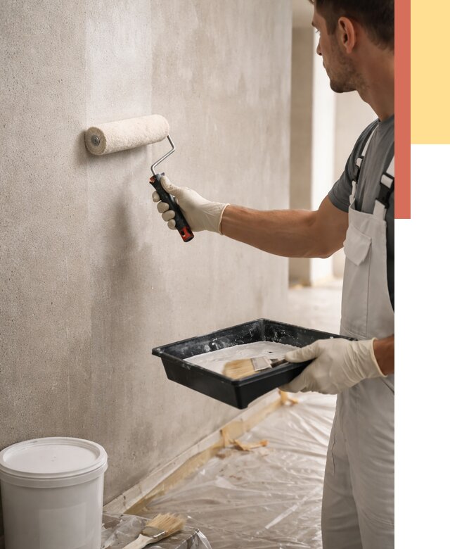 Грунтовка стен в Домодедово от 2316 руб. м2 — быстро, недорого, с материалом | ОТДЕЛОЧНИК-Дмд