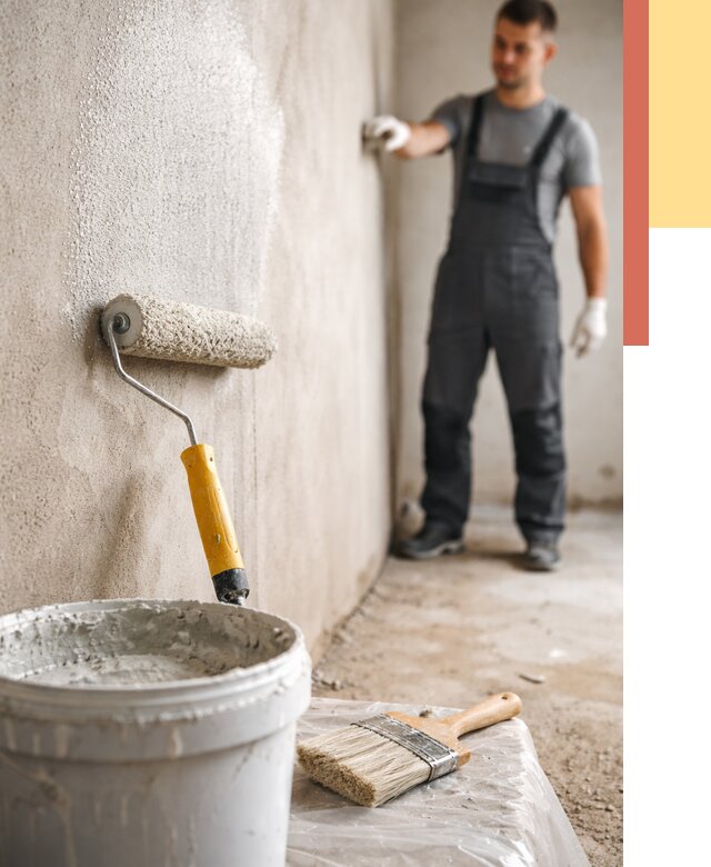 Нанесение бетоноконтакта на стены в Домодедово от 4421 руб. быстро и недорого | ОТДЕЛОЧНИК-Дмд