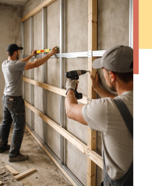 Устройство обрешетки под панели в Домодедово от 2210 руб. — монтаж под ключ | ОТДЕЛОЧНИК-Дмд