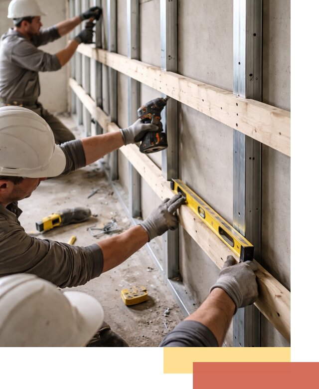 Устройство обрешетки под панели в Домодедово