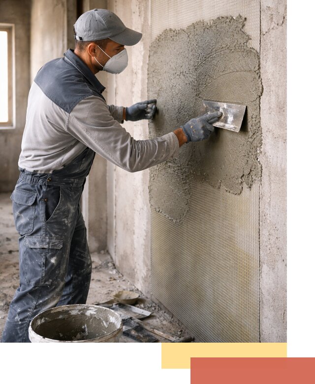 Штукатурка стен по сетке в Домодедово под ключ качественно и быстро