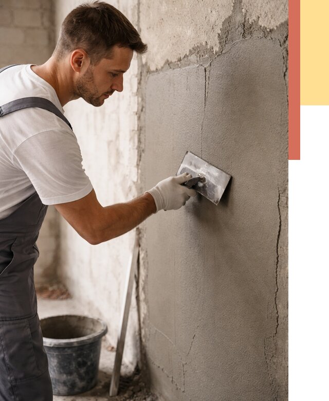 Штукатурка стен под плитку в Домодедово от 4421 руб./м2 — выравнивание под плитку | ОТДЕЛОЧНИК-Дмд