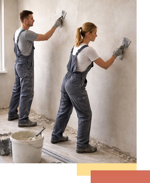 Штукатурка стен под обои в Домодедово профессионально и быстро