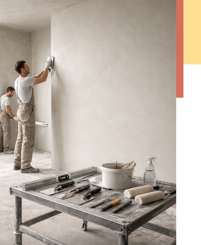 Штукатурка стен под покраску в Домодедово от 4737 руб./м² — качественно и недорого | ОТДЕЛОЧНИК-Дмд