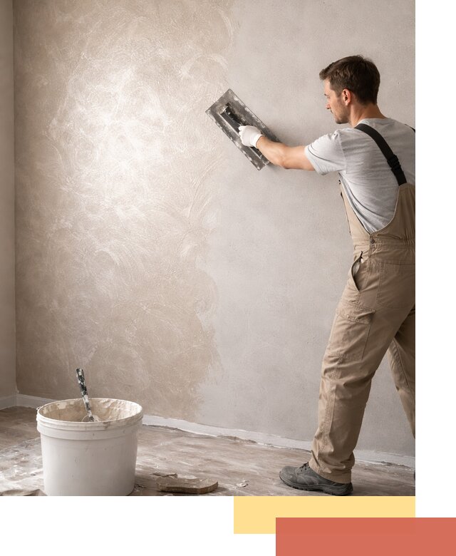 Декоративная штукатурка «Мокрый шелк» под ключ в Домодедово