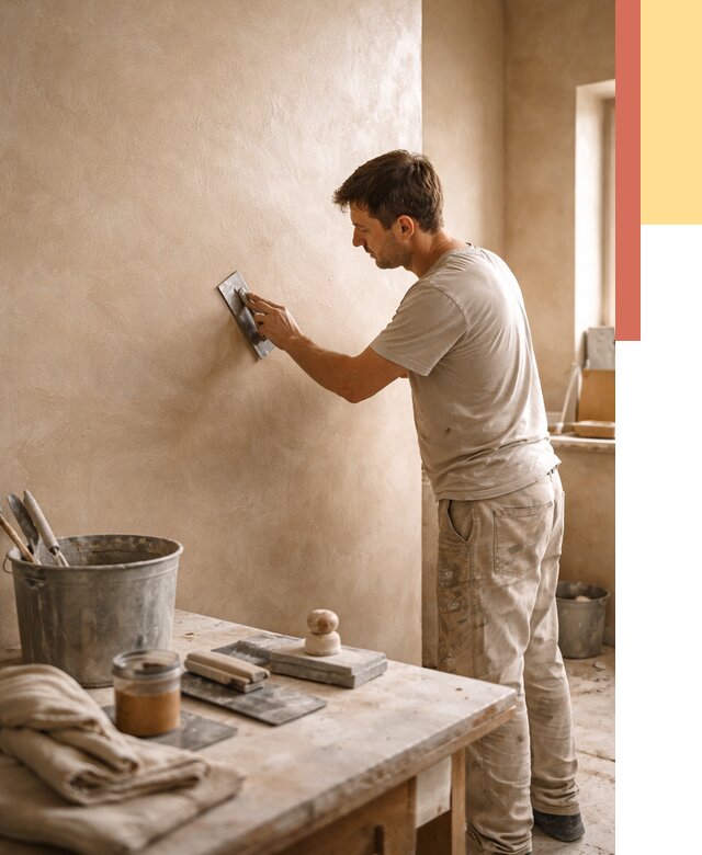 Марокканская штукатурка таделакт в Домодедово под ключ от 4421 руб. | ОТДЕЛОЧНИК-Дмд