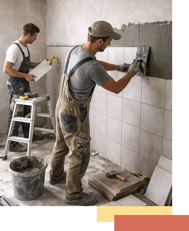 Укладка плитки на стены в Домодедово профессионально и надежно