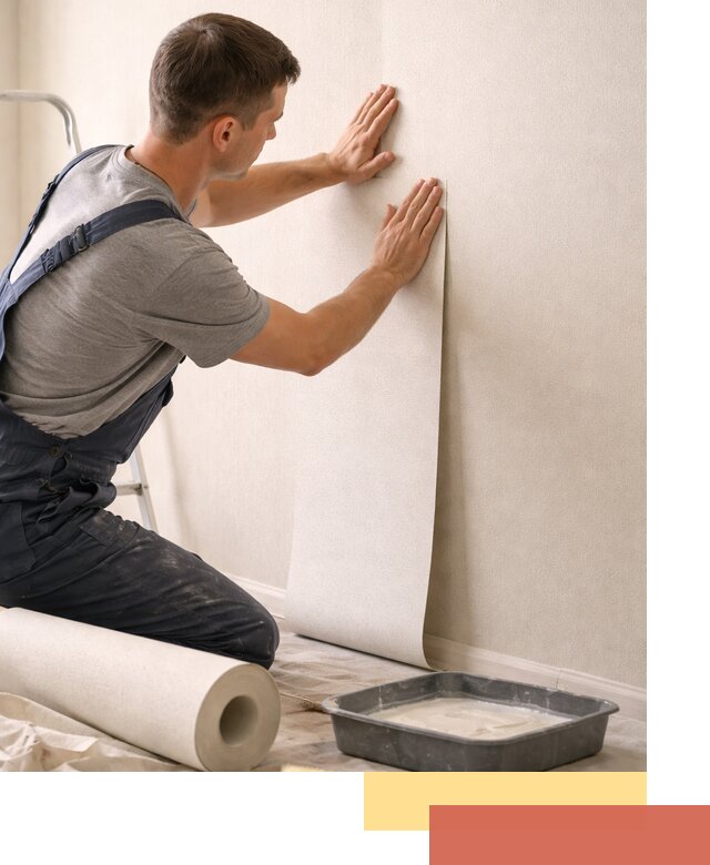 Поклейка флизелиновых обоев в Домодедово качественно и быстро