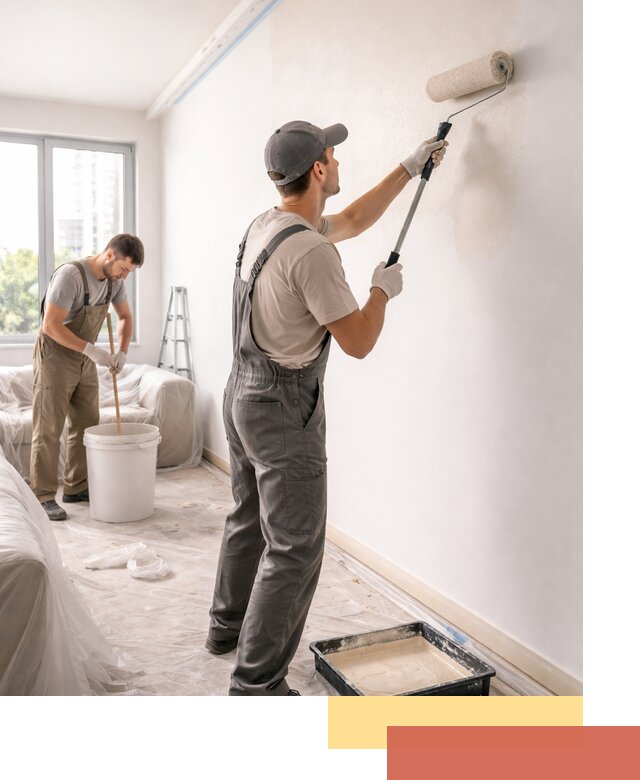 Покраска стен в офисе в Домодедово — быстрый и качественный ремонт