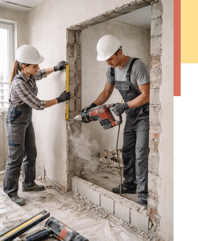 Создание проемов в стенах в Домодедово от 6842 руб. — алмазная резка и расширение | ОТДЕЛОЧНИК-Дмд