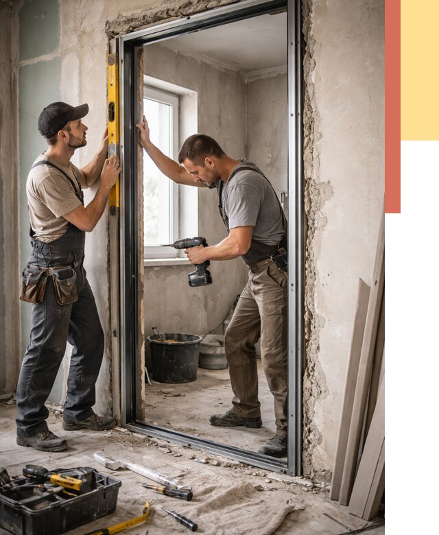 Закладка дверного проема в Домодедово от 3684 руб. — быстро и недорого | ОТДЕЛОЧНИК-Дмд