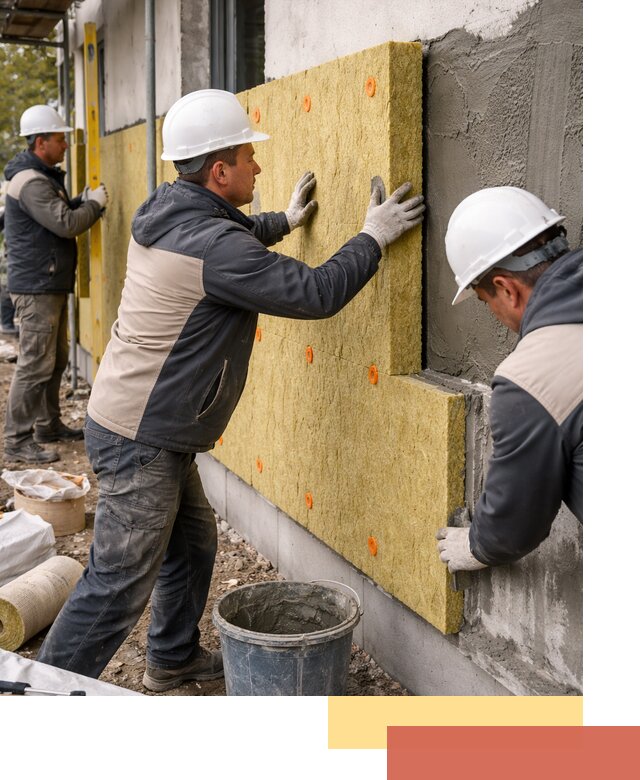 Утепление стен минватой в Домодедово — тепло и звукоизоляция