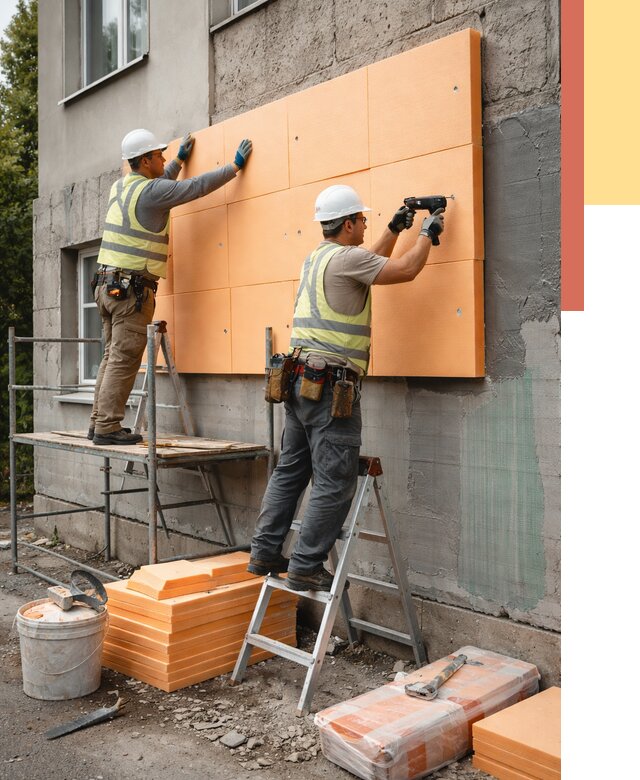 Утепление стен пеноплексом в Домодедово от 1947 руб./м2 — быстро и недорого | ОТДЕЛОЧНИК-Дмд