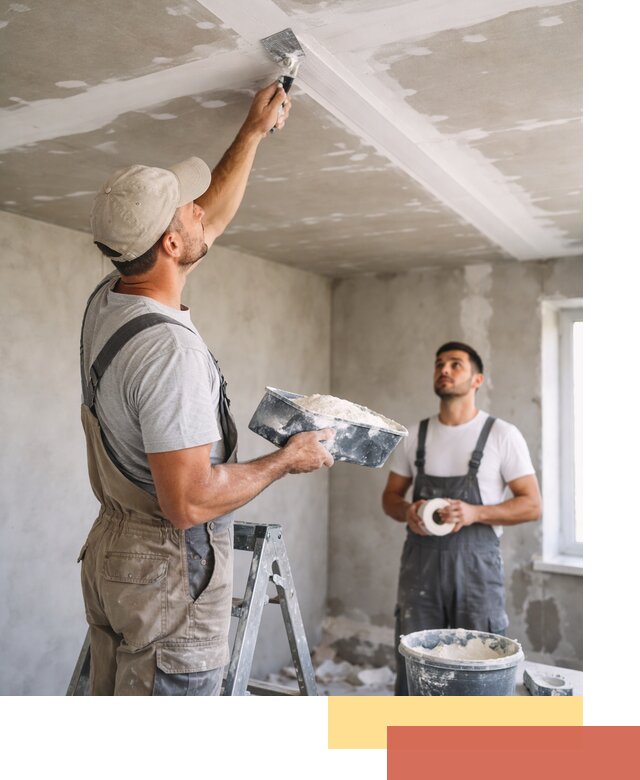 Обработка швов потолка ГКЛ в Домодедово: качественная заделка и шпатлевка