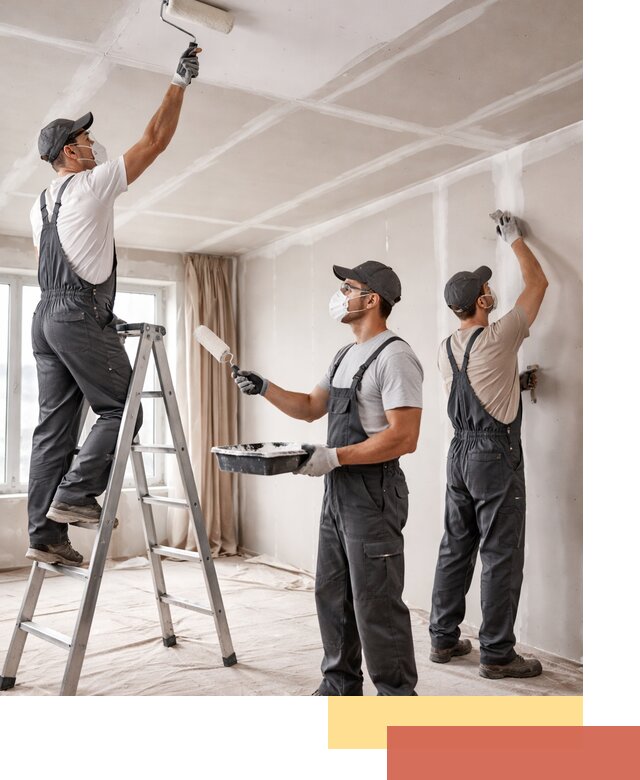 Покраска потолка из гипсокартона в Домодедово качественно и недорого