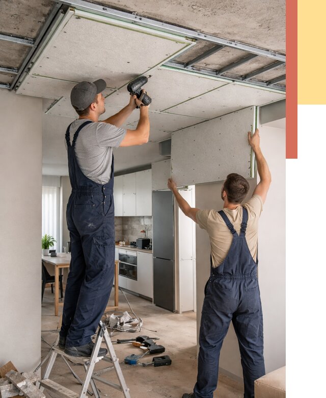 Шумоизоляция потолка панелями зипс в Домодедово от 1947 руб. под ключ | ОТДЕЛОЧНИК-Дмд